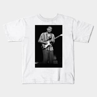 Robert Cray BW Photograph Kids T-Shirt